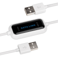 Miniatyrbilde 1 av 5: USB 2.0 PC til PC overførings-/datalinkkabel til datamaskiner, bærbare datamaskiner