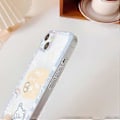 Miniatyrbillede 2 af 4: Tegneserie Sød Kawaii Bjørn Sky Bogstaver Klar Blød iPhone Case til Kvinder Piger (Klar, iPhone 11 Pro Max) D