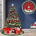 Miniatyrbild 4 av 5: Julgransmatta Juldekorationer Julgransprydnader Julgransmatta Juldekorationer