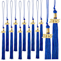 Miniatyrbillede 1 af 5: 12 stk. dimissionskvaster akademiske dimissionshue kvaster dimissionshat dekorationer DIY kvaster Blue
