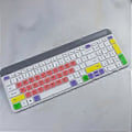 Miniatyrbild 5 av 5: Tunna Silikon Tangentbordsskydd för K580/K585/K470/MK470 Tangentbordsöverdrag Trådlöst Tangentbord Ergonomiskt Tangentbordsöverdrag Vit White