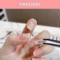 Miniatyrbild 5 av 5: 1 Ask 3D Fjärilsnagelberlocker Strass Hantverk Nagelkonsttillbehör Resin Nageldekoration för Nagelentusiaster 12FH12