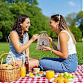 Miniatyrbild 4 av 5: Påskpresentpåse Kanin Ägg Element Barns Påsk Linne Dragsko Godispåse D