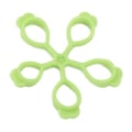 Miniatyrbillede 3 af 5: Silikone Fingerstrækker Blomsterform Springback Dekompression Håndgreb Forstærker til Kontor Udendørs (Lysegrøn 3 kg) Light Green 6.6lb