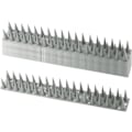 Miniatyrbillede 1 af 5: (Grå), Fuglespik, 14 stk. Duer Spikes 4,6 meter 3 rækker Plast