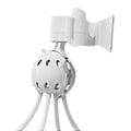 Miniatyrbillede 4 af 5: Telefonholder til sengen, roterende fleksibel mobiltelefonholder, justerbar stander til skrivebord, bil (hvid) White