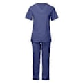 Miniatyrbild 1 av 5: Dam Scrubs Set Sjuksköterska Scrubs Bekväma Arbetskläder för Kvinnor Scrubs Topp och Byxor Vårduniformer Scrubs för SPA Operationssal (XL) XL