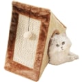 Miniatyrbild 1 av 5: Triangel Kattklätterställning Kattbädd Soffa Hus Slipning Klo Sisal