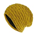 Miniatyrbillede 3 af 4: 1 stk. Vinterhue til unisex ensfarvet uld strikket hue kvinder udendørs varm plus fløjl hue beanie turban grå