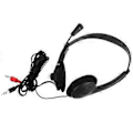 Miniatyrbillede 2 af 4: UK LAGER 3.5mm Kablet Stereo Headset Støjreducerende Mikrofon Justerbar Clip-on