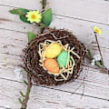 Miniatyrbild 5 av 5: Påsk Simulation Fågelbo Dekoration Ornament Döda Grenar Fågelbo Layout Rekvisita