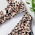 Miniatyrbillede 2 af 5: Bikinisæt med stropper, højtaljet brasiliansk badetøj, strandrejse, badedragt, tankini (Leopard M) Leopard M