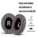 Miniatyrbild 5 av 5: Anpassade öronkuddar för Crusher3.0 hörlurar, Memory Foam öronkuddar för ljudisolering och bekväm lyssning Black and purple pri