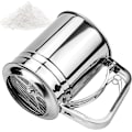 Miniatyrbild 4 av 5: Mjölsikt 500ML Bakmjölsiktkopp i rostfritt stål Silver