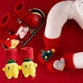 Miniatyrbild 5 av 5: Baby Flickor Pojkar Toffelsockor Mjuka Vinter Barn Jul Hemstrumpor..