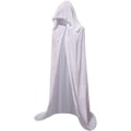 Miniatyrbillede 1 af 5: Unisex Full Length Hooded Robe Cloak Lang Fløjls Kappe Cosplay Co