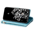 Miniatyrbild 2 av 5: Fodral för Samsung Galaxy A15 4G/5G med Blixtlåsficka PU Läder Plånbok Glitterigt Telefonskal Style A