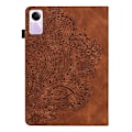 Pikkukuva 3 / 5: Riikinkukko-nahkainen tablettikotelo Xiaomi Redmi Pad SE:lle Brown
