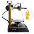 Miniatyrbillede 4 af 5: 3D Printer Dyser - Ekstruder Dyser til MK8 + Rustfrit Stål