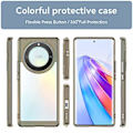 Pikkukuva 2 / 5: Akryyli + TPU Puhelinkotelo Honor Magic5 Lite -puhelimelle Transparent Grey