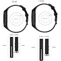 Miniatyrbild 3 av 5: Fitbit Charge 4/Charge 3 Justerbar ersättning i silikon för kvinnor