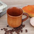 Miniatyrbillede 5 af 5: Naturlig trækrus med håndtag til at drikke te, kaffe, vin, øl