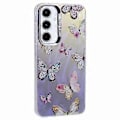 Pikkukuva 1 / 5: Samsung Galaxy S25+ -kotelo Laser TPU+PC Puhelinkuori Galvanoidulla Perhoskuviolla - AB2 AB2