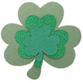 Miniatyrbillede 2 af 3: 45 stk. St. Patricks Day Vægdekoration Shamrock Vægmærke Køleskab Kløver Mærke
