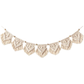Pikkukuva 1 / 5: Mkouo Macrame seinätekstiilibanneri Tassel Garland Cotton