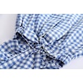 Pikkukuva 5 / 5: Vauvan tyttöjen ruudullinen mekko, lepattavat hihat, gingham-kuvio, kevät-kesämekko