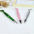 Miniatyrbillede 5 af 5: 6x 1.0mm Sort Blæk Kuglepenne Journalføring Penne Glatte Skrivepenne Hjerteformede Bryllupspenne Papirvarer Rosarød rose Red
