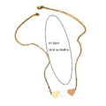 Miniatyrbillede 3 af 5: Elegant 3 Hjerte Vedhæng Choker Kærligheds Charm Halskæde Rustfrit Stål Smykker til Særlige Lejligheder og Hverdagsbrug rosaguld rose gold