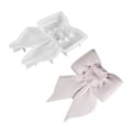Miniatyrbilde 1 av 5: Sløyfeknute Oppbevaringsbrett Form Gips Plsater Silikonform Smykke Display Organiserer Epoxy Resin Former Brikkeform Håndverk 1