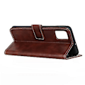 Pikkukuva 4 / 4: OnePlus 8T Retro Crazy Horse -kuvioinen nahkakotelo Brown