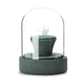 Miniatyrbillede 1 af 5: Multifunktionel smykkevitrine med klart glaslåg, stilfulde ringe/halskæder/armbånd/øreringe display rekvisitter Grøn Green A