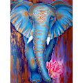 Pikkukuva 1 / 5: 30x40cm 5D DIY timanttimaalaus täydellinen,éléphant#A,DIY timantti Reinin
