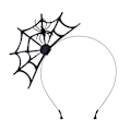 Miniatyrbillede 1 af 2: Halloween Spiderweb Fascinator Edderkop Spiderweb Halloween Party