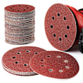 Miniatyrbillede 1 af 5: 125mm 60 80 100 120 240 Slibeskiver Rund Form Poleringsplade
