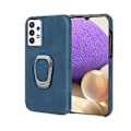 Miniatyrbild 1 av 5: Ringhållare PU-telefonfodral för Samsung Galaxy A32 5G / M32 5G Blue
