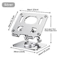 Miniatyrbillede 1 af 5: 2025 Tablet Stand 360 Graders Rotation Justerbare Foldbare Holdere Til IPad Telefon Samsung