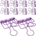 Miniatyrbillede 2 af 2: 10 stk. Store Papirclips Dokumentklemmer Papirclips Skolekontorartikler