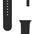 Pikkukuva 2 / 5: Musta 38/40/41mm, silikoninen urheiluranneke ja Apple Watch -ranneke