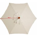 Miniatyrbillede 5 af 5: (Rød) Udskiftningslærred til parasol - 6 ribben - Diameter 2 meter