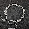 Miniatyrbilde 4 av 5: Rhinestone Bryllup Hodebånd Hodebånd, Sølv Hår Vine Hodeplagg