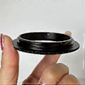 Pikkukuva 5 / 5: 49mm/52mm/58mm Kameran Objektiivin Sovittimet Metallinen Objektiivin Käänteinen Adapteri Kameran Objektiiville Kiehtovaan Lähikuvaan 52mm