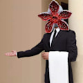 Pikkukuva 4 / 4: 1PC Halloween Demogorgons Mask, Cosplay Costume Headgear Latex Masks, 3D Sc