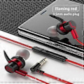 Pikkukuva 2 / 5: Langalliset peli kuulokkeet Mikrofoni kuulokkeet Langalliset nappikuulokkeet In Ear Bass Stereo