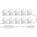 Miniatyrbillede 1 af 4: LED Spejlslys Sæt Til Kommode, Med 10 Justerbare Pærer