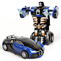 Miniatyrbillede 1 af 5: Blå, slagfast robot, automatisk konvertering, børns g