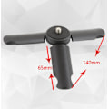 Miniatyrbillede 3 af 3: Zeadio Metal Mini Tr, Desktop Tabletop D Tr Til Smooth 4, Osmo Mo